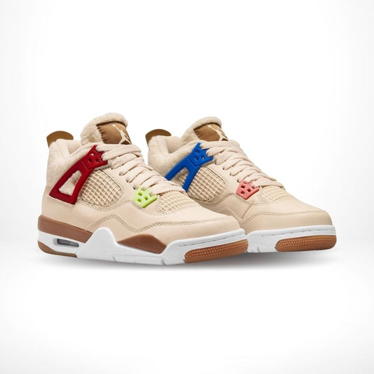 Air Jordan 4 Retro Wild Things Pearl White