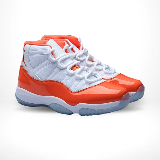 Air Jordan 11 White Orange