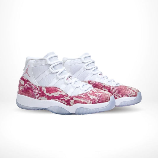 Air Jordan 11 Retro X OVO Pink Snakeskin White