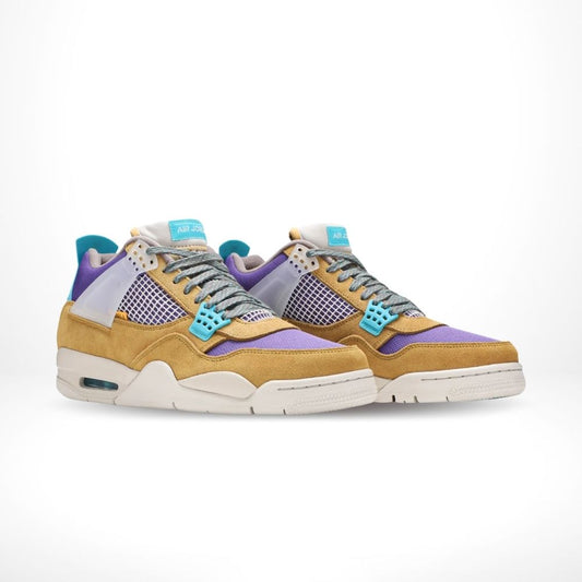 Air Jordan 4 Retro X Union LA Desert Moss Brown Blue