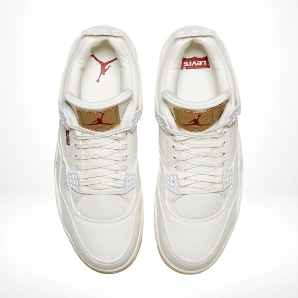 Air Jordan 4 Retro x Levis White Denim