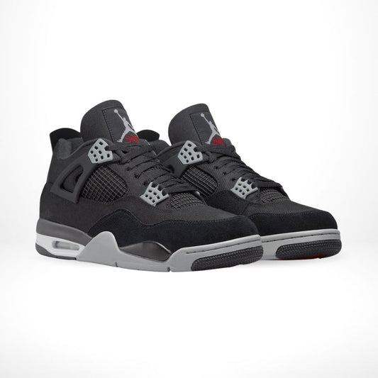 Air Jordan 4 Retro SE Black Canvas Light Steel