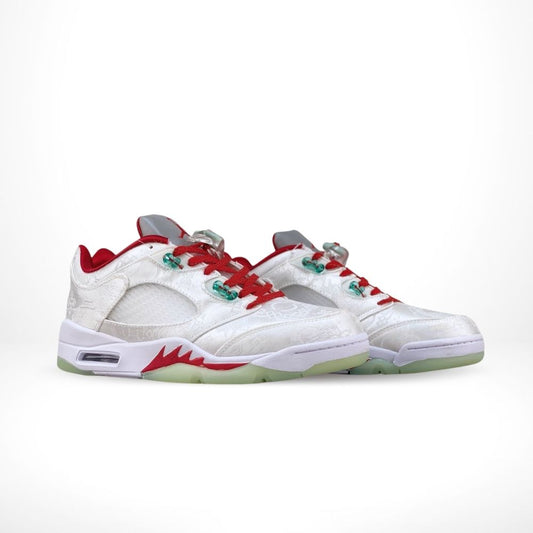 Air Jordan 5 Retro Low x CLOT White Silk 20th Anniversary