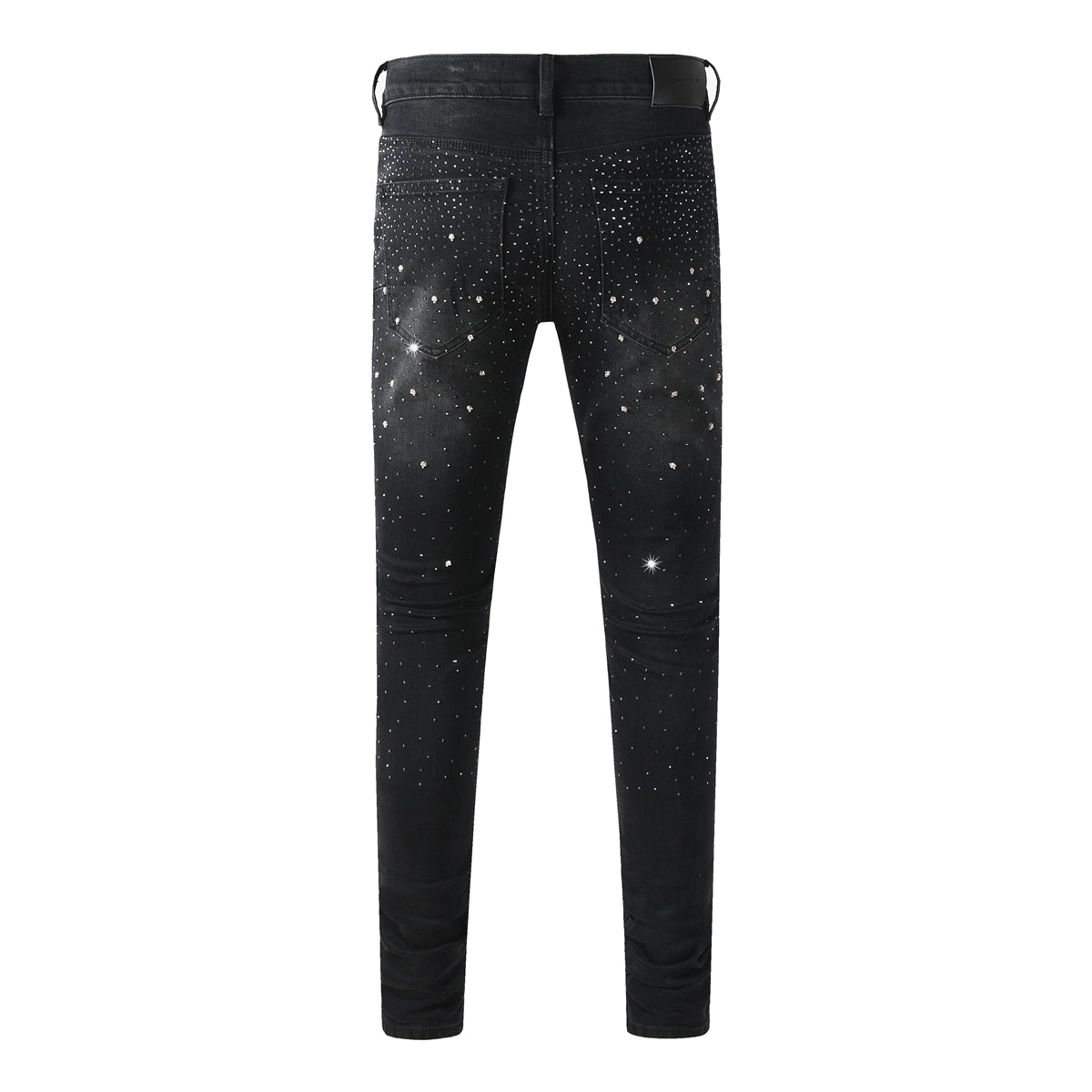 Purple Brand Crystal Diamond Jeans #9130